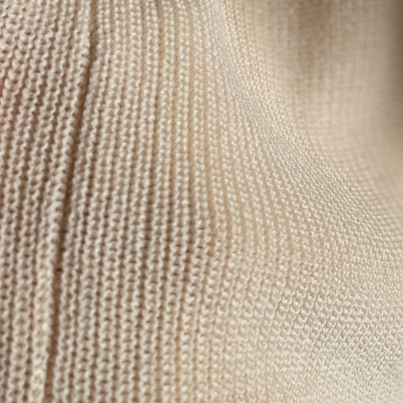 Ann Taylor Beige / Cream Midi length Sweater Dress - Picture 6 of 6